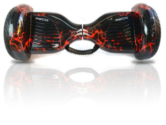 Гироскутер smartONE 10.5 Lite, красные молнии