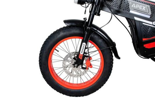Электровелосипед Minako Apex красный 