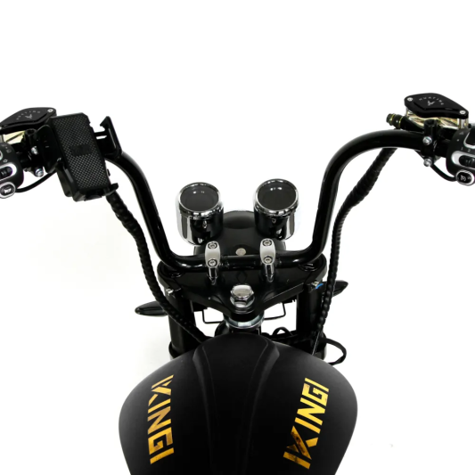 Электрический скутер Ikingi Chopper черный