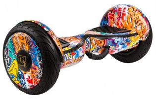 Гироскутер Smart GT PRO AQUA 10.5 APP, оранжевый граффити