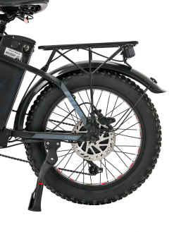 Электровелосипед Minako F11 Dual, черный