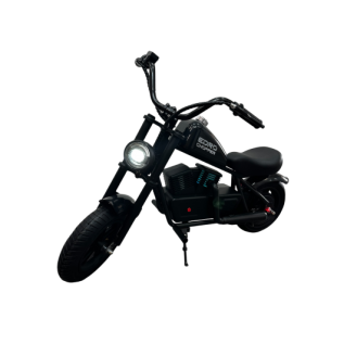 Электромотоцикл детский eDro Chopper Черный